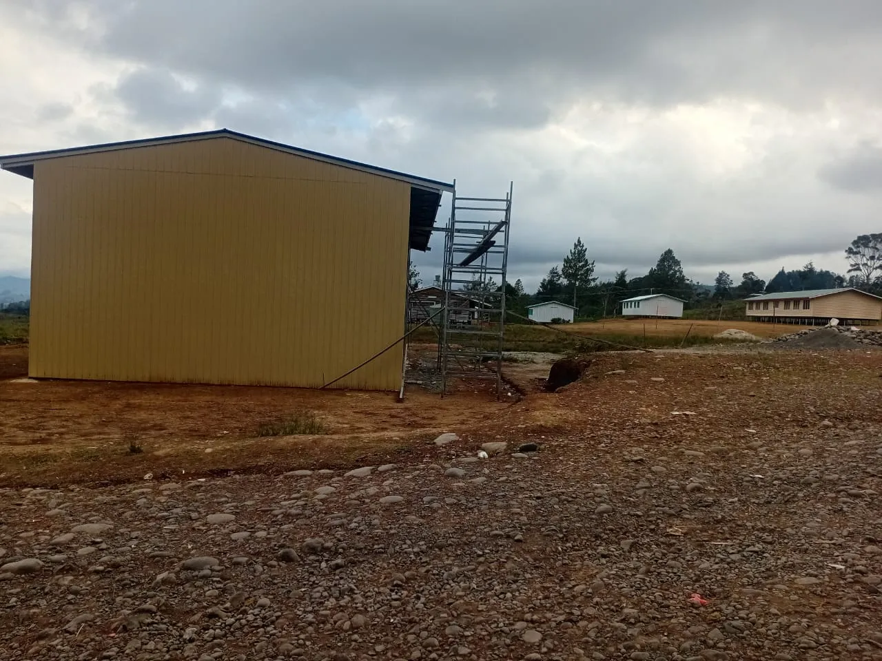 High School Classroom Under Construction